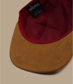 5 Panel Blank Burgundy Brown Suede -Chapeau Chic Soldes Boutique 5 panel blank burgundy brown suede 3