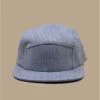 5 Panel Blank Heather Grey