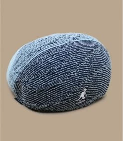 Kangol 507 Wavy Stripe Blue Tint Multi -Chapeau Chic Soldes Boutique 507 wavy stripe blue tint multi 2