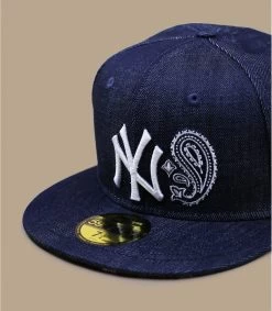 NEW ERA 5950 Paisley NY Denim -Chapeau Chic Soldes Boutique 5950 paisley ny denim 2