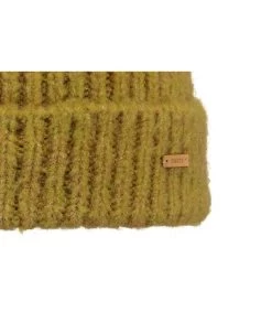 Barts Adena Beanie Mustard -Chapeau Chic Soldes Boutique adena beanie mustardbonnet20revers20jaune20moutarde