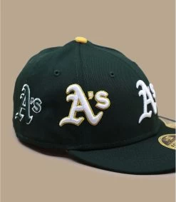NEW ERA All Over Logo 5950 Low Profile Athletics -Chapeau Chic Soldes Boutique all over logo 5950 low profile athletics 3