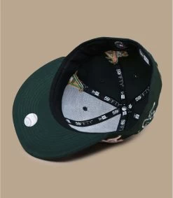 NEW ERA All Over Logo 5950 Low Profile Athletics -Chapeau Chic Soldes Boutique all over logo 5950 low profile athletics 5