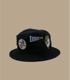 NEW ERA All Over Patch Bucket Black -Chapeau Chic Soldes Boutique all over patch bucket black 4