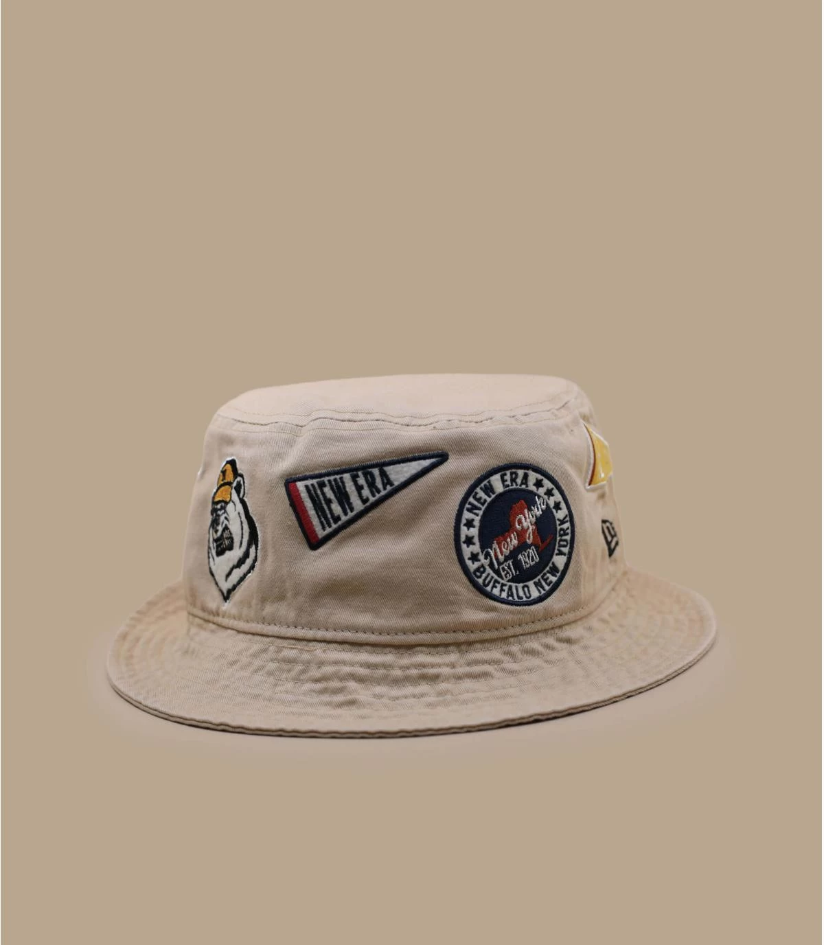 NEW ERA All Over Patch Bucket Milk 5 NEW ERA All Over Patch Bucket Milk – Image 5