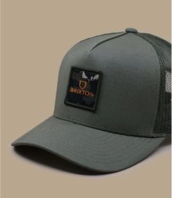 Brixton Alpha Block Trucker Military Olive 8 Brixton Alpha Block Trucker Military Olive -Chapeau Chic Soldes Boutique alpha block trucker military olive 2