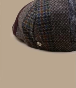 Angelo Patchwork Marron 5 Angelo Patchwork Marron -Chapeau Chic Soldes Boutique angelo patchwork marron 2