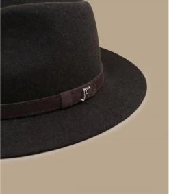 Arthus Marron Mélangé 5 Arthus Marron Mélangé -Chapeau Chic Soldes Boutique arthus marron melange 2