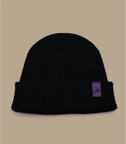 Bonnet Ahoy Black Purple. Eco & Fabriqué En France