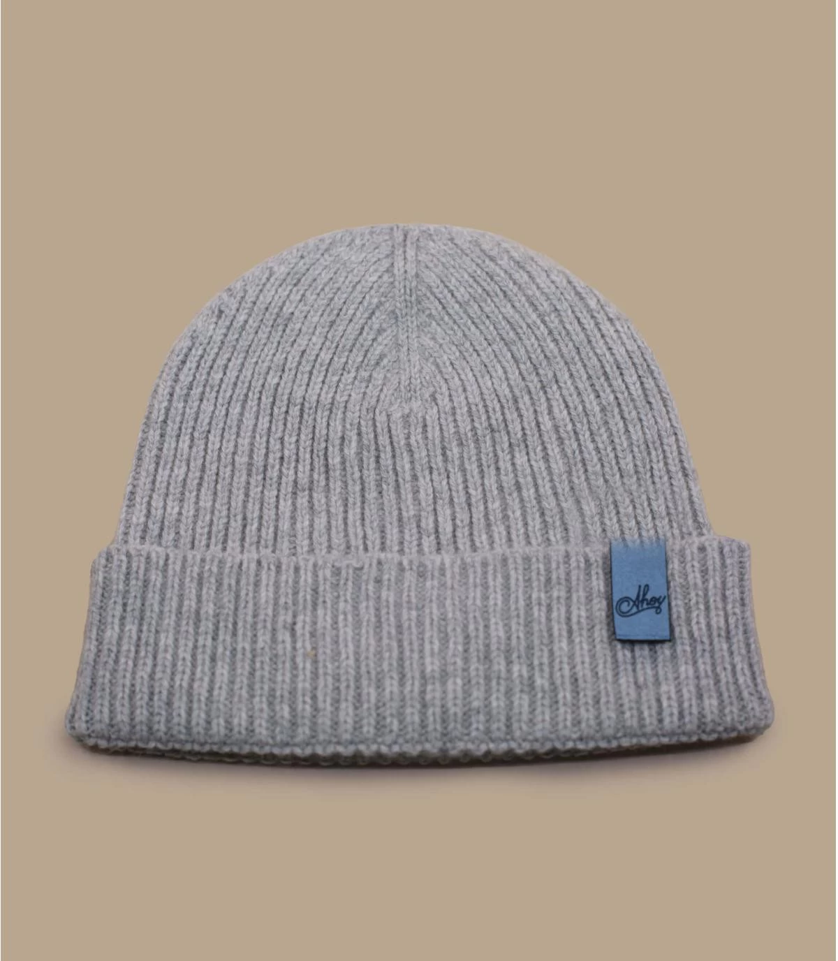 Bonnet Ahoy Grey Blue. Eco & Fabriqué En France 1 Bonnet Ahoy Grey Blue. Eco & Fabriqué En France