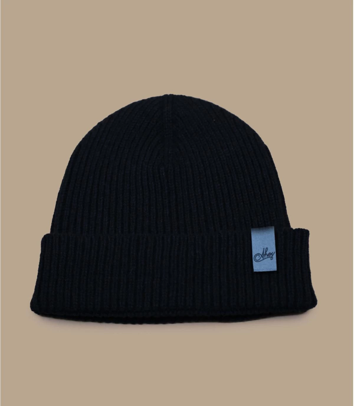 Bonnet Ahoy Navy Blue . Eco & Fabriqué En France 1 Bonnet Ahoy Navy Blue . Eco & Fabriqué En France