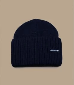 Stetson Bonnet Northport Merino Wool Navy