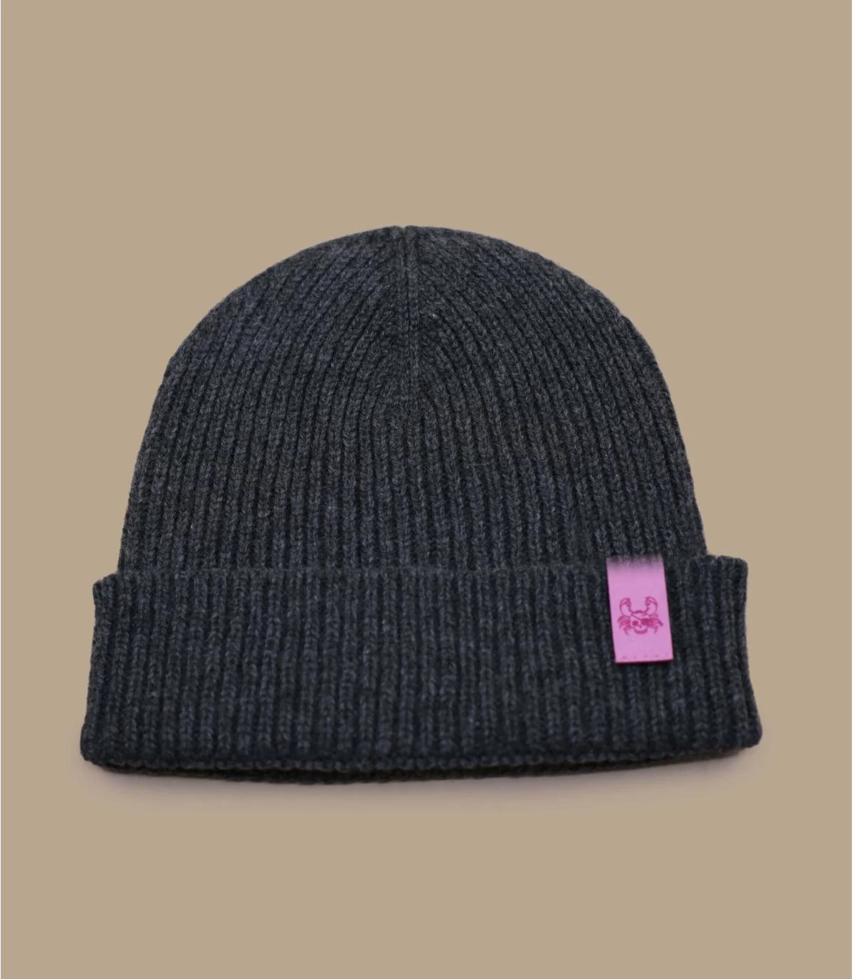 Bonnet Ocean Legend Anthracite Pink. Eco & Fabriqué En France 1 Bonnet Ocean Legend Anthracite Pink. Eco & Fabriqué En France