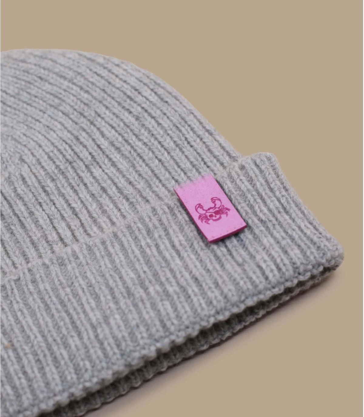 Bonnet Ocean Legend Grey Pink. Eco & Fabriqué En France 2 Bonnet Ocean Legend Grey Pink. Eco & Fabriqué En France – Image 2