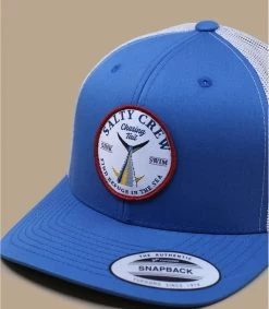 Salty Crew Bottom Dweller Retro Trucker Slate Silver -Chapeau Chic Soldes Boutique bottom dweller retro trucker slate silver 2