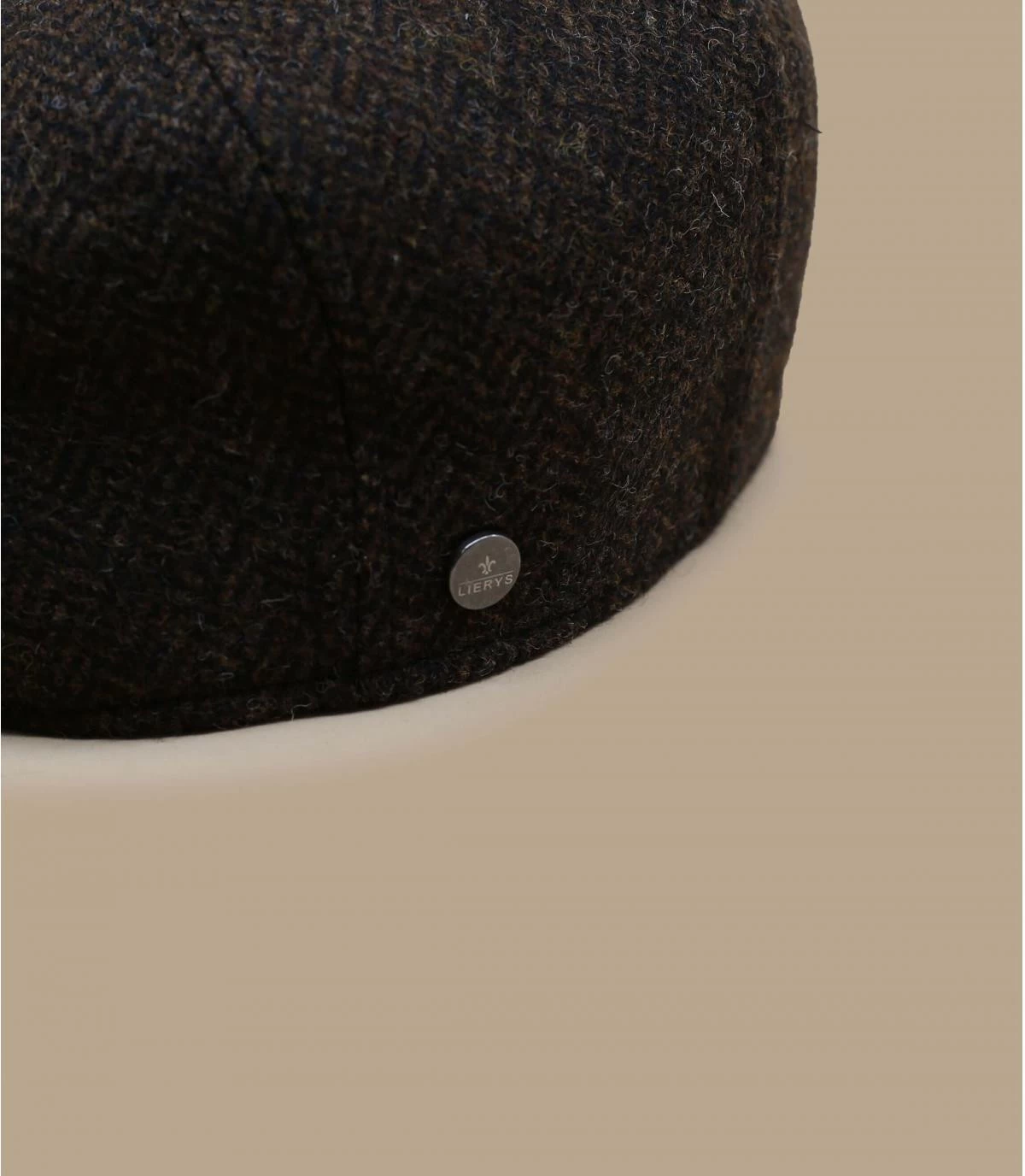 Britton Wool Herringbone Brown 2 Britton Wool Herringbone Brown – Image 2