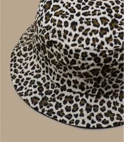Seeberger Bucket Leo Print Sand -Chapeau Chic Soldes Boutique bucket leo print sand 3