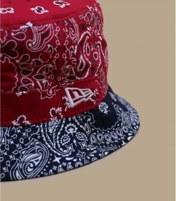 NEW ERA Bucket Paisley Scarlet -Chapeau Chic Soldes Boutique bucket paisley scarlet 2