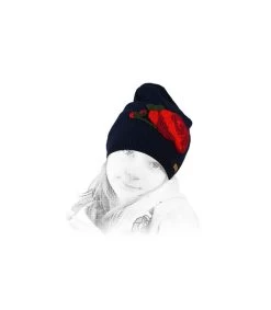 Barts Caia Beanie Kids Navy -Chapeau Chic Soldes Boutique caia beanie kids navyBarts20bonnet20fleur20enfant20bleu