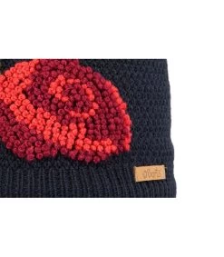 Barts Caia Beanie Kids Navy -Chapeau Chic Soldes Boutique caia beanie kids navybonnet20fleur20enfant20bleu