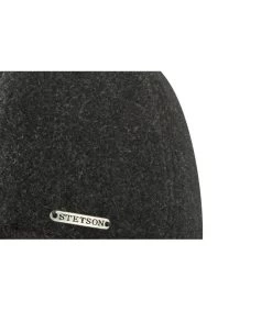 Stetson California Vaby Lined EF Antracite -Chapeau Chic Soldes Boutique california vaby lined ef antraciteCasquette20baseball20laine20et20cach