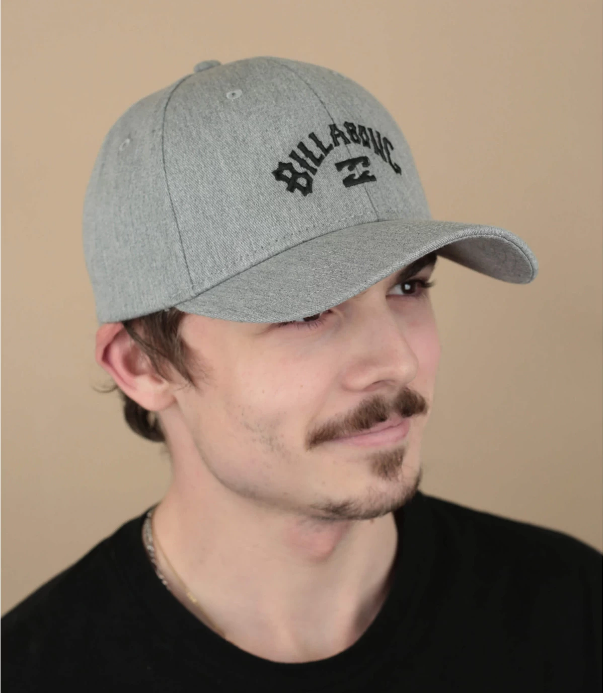 Billabong Casquette Arch Snapback Grey Heather 1 Billabong Casquette Arch Snapback Grey Heather