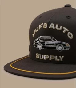 HUF Casquette Auto Supply Trucker Brown -Chapeau Chic Soldes Boutique casquette auto supply trucker brown 2