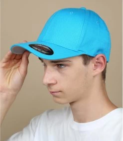 Casquette Bleu Océan Flexfit