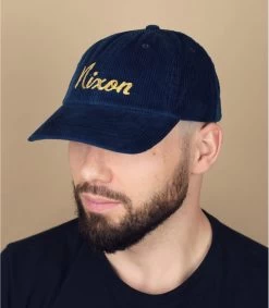 NIXON Casquette Capitol Navy Gold