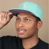'47 BRAND Casquette Captain Dodgers Tiffany Blue