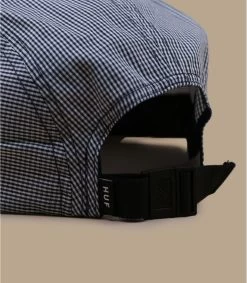 HUF Casquette Micro Gngham Logo Volley Navy -Chapeau Chic Soldes Boutique casquette micro gngham logo volley navy 4