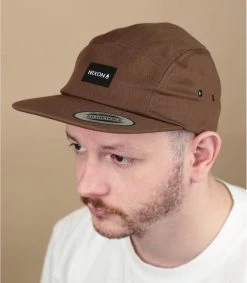 NIXON Casquette Mikey 5 Panel Brown
