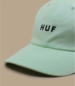 HUF Casquette Set OG CV Smoke Green -Chapeau Chic Soldes Boutique casquette set og cv smoke green 2