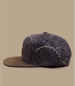 Reell Casquette Suede Floral Purple -Chapeau Chic Soldes Boutique casquette suede floral purple 3