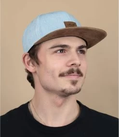 Reell Casquette Suede Wrinkle Blue