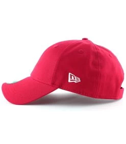 NEW ERA Casquette Basic Rouge -Chapeau Chic Soldes Boutique casquette trucker basic rougecasquette20visiere20courbee20rouge