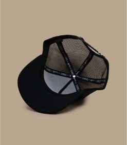 Casquette Trucker HFT Fine Herringbone Black -Chapeau Chic Soldes Boutique casquette trucker hft fine herringbone black 5