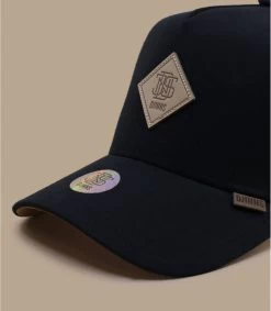 Casquette Trucker HFT Jersey Patch Black -Chapeau Chic Soldes Boutique casquette trucker hft jersey patch black 2