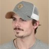 Casquette Trucker HFT Jersey Patch Grey Heather