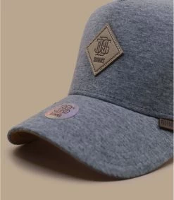 Casquette Trucker HFT Jersey Patch Grey Heather -Chapeau Chic Soldes Boutique casquette trucker hft jersey patch grey heather 2