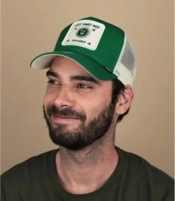 Casquette Trucker HFT Lazy Sunny Days Green