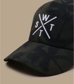 WATTS Casquette Trucker Tokyo Tropical Kaki -Chapeau Chic Soldes Boutique casquette trucker tokyo tropical kaki 2