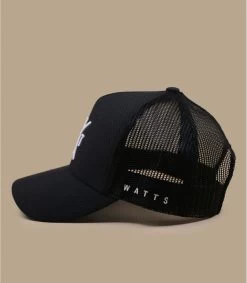 WATTS Casquette Trucker Tribe Carbone Full Black -Chapeau Chic Soldes Boutique casquette trucker tribe carbone full black 3