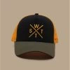 WATTS Casquette Trucker Tribe Kaki Black