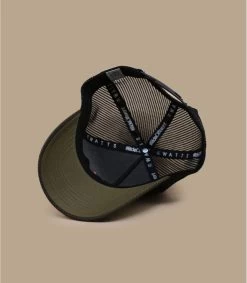 WATTS Casquette Trucker Tribe Kaki Carbone -Chapeau Chic Soldes Boutique casquette trucker tribe kaki carbone 5