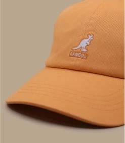 Kangol Casquette Washed Baseball Papaya Milk -Chapeau Chic Soldes Boutique casquette washed baseball papaya milk 2