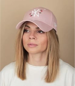 NEW ERA Casquette Wmn Strawberry 9Forty NY Pink