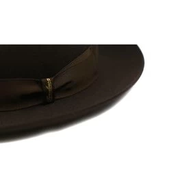 Borsalino Chapeau Feutre Lapin Marengo Marron -Chapeau Chic Soldes Boutique chapeau feutre lapin marengo marron