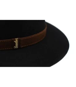 Borsalino Chapeau Feutre Lapin Noir -Chapeau Chic Soldes Boutique chapeau feutre lapin noirBorsalino20