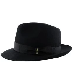 Borsalino Chapeau Feutre Lapin Marengo Noir -Chapeau Chic Soldes Boutique chapeau feutre marengo noirBorsalino20chapeau20feutre20lapin20noir